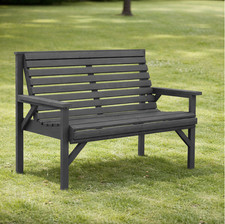 Rustic Wooden Garden Bench