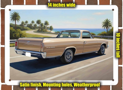 Metal sign 1966 chevrolet - 1966, el