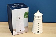 White Lighthouse Tea Light Wax