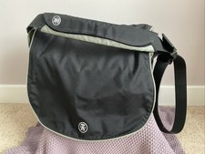 Crumpler Large Camera Bag Black and Green, Shoulder Strap Excellent Condition