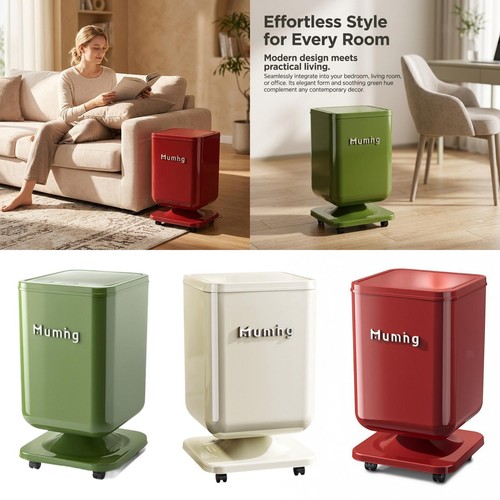 Push button bin - push-button, with