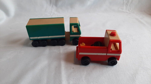 Two vintage trucks fun to - two,