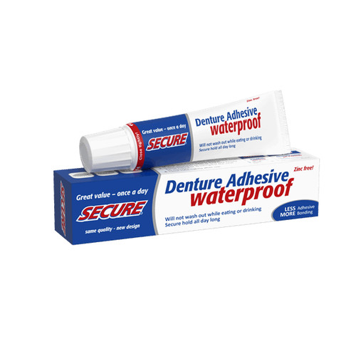 Secure denture bonding - secure, cream