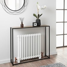 Radiator Console Table Rustic