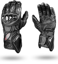 Leather motorbike gloves - motorbike,