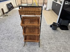 Wicker Baskets Display Floor Stand - Excellent condition