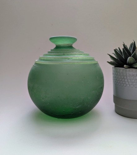 Unique hand blown frosted - hand,