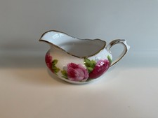 Royal Albert Old English Rose Bone China Milk Jug Small With Gold Banding