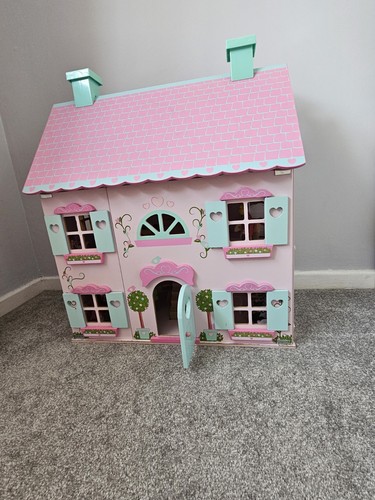 Wooden playset dolls lovely - playset,