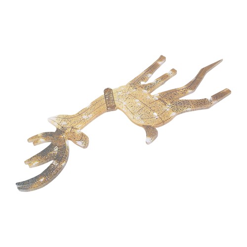 Xmas lighted glitter deer - glitter,