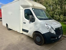 2014 VAUXHALL MOVANO 2.3 CDTI F3500 L3 H1 LO LOADER LUTON VAN NO RESERVE NO VAT