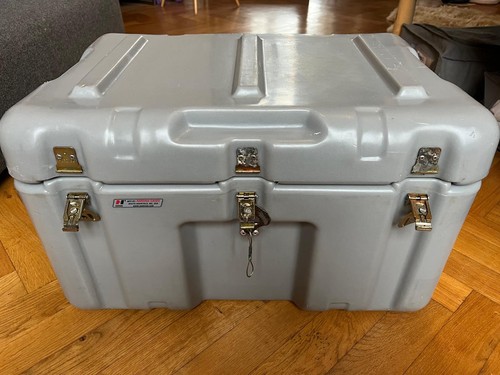 Large grey hardigg equipment - grey,