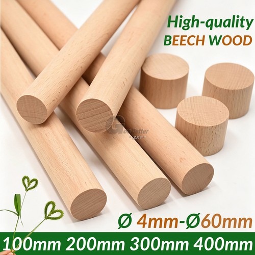 Beech wood dowels smooth - beech,