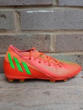 Adidas Predator Edge.3 Firm Ground Football Boots size UK4 Red