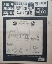 New Musical Express January 21st 1967, Cat Stevens, Donovan, The Move, Troggs