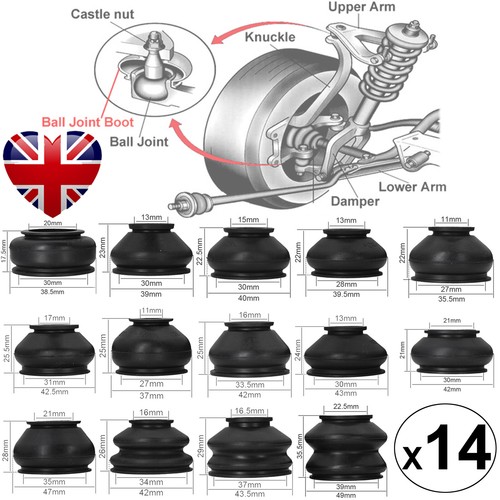 14pc vehicle parts - parts, suspension