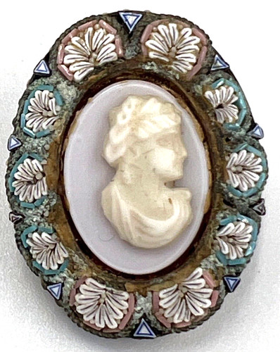 Antique italian micro - antique, mosaic