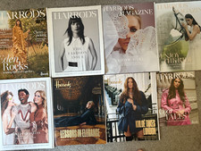 Harrods magazine bundle lot x8