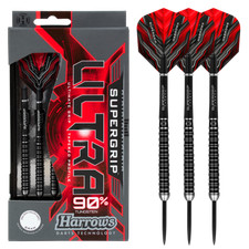 Harrows Supergrip Ultra 90% Tungsten Steel Tip Darts 21 22 23 24 25 26 28 or 30g