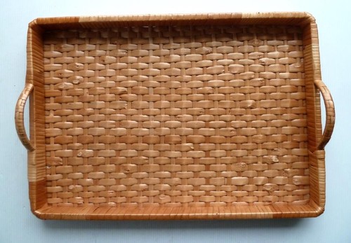 Vintage retangular cane - vintage, cane/wicker