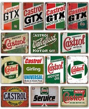 Vintage Style Castrol Metal