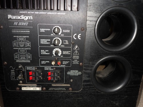 Paradigm 1200 subwoofer - paradigm, v3