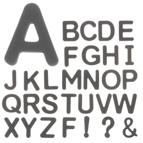 Set magnetic foam letters - 1,