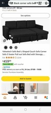 sofabed with storage 3 seater