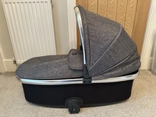 Babystyle Oyster 3 Carrycot Colour Pack Mercury Grey with Hood Apron