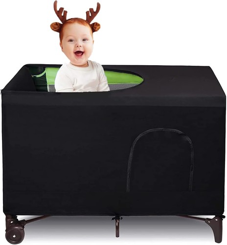 Blackout crib canopy cover - blackout,