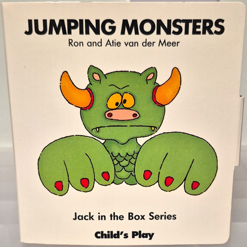 Child play jumping - child's, monsters