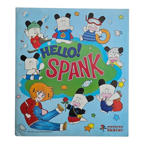 Hello spank panini sticker - spank,