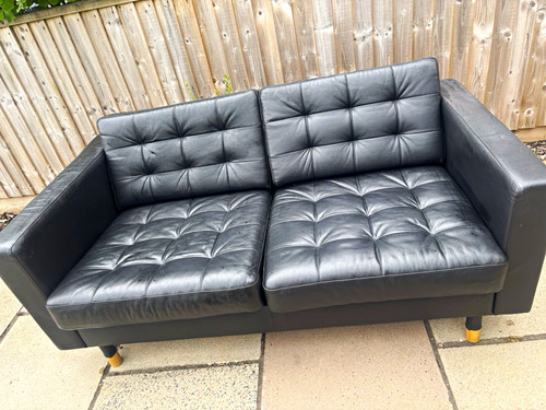 Ikea landskrona seat black - landskrona,