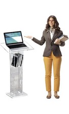 Floor Standing Acrylic Lectern