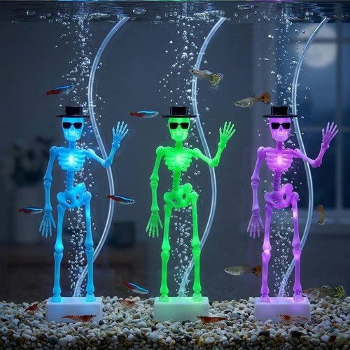 Dancing skeleton aquarium - dancing,