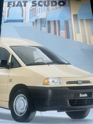 The fiat scudo van - the,
