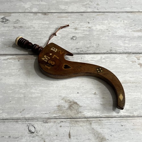 Antique treen goose wing - treen,