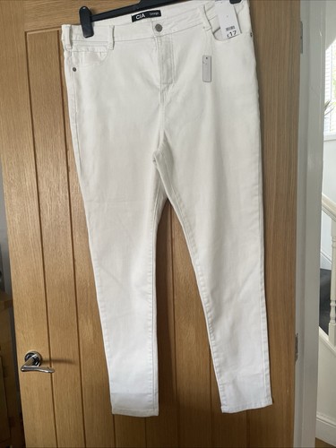 Asda white jeans size new - white,