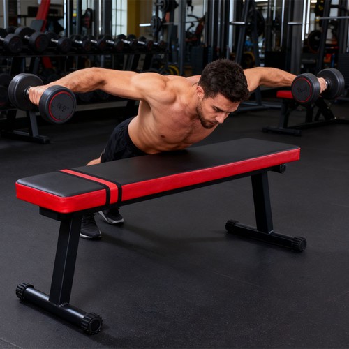 Flat weight bench heavy - flat,