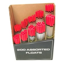 200 loaded fishing floats - loaded,