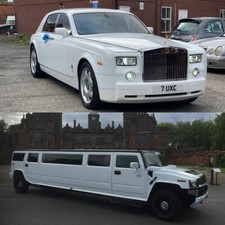 WEDDING CAR HIRE ROLLS ROYCE GHOST & PHANTOM ** ROSE GOLD ** HUMMER LIMO