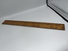 Vintage Daily News & Leader Wooden Ruler London Newspaper 1918 Column Rules