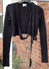 BNWT ZARA STUDIO BLACK RIBBBED