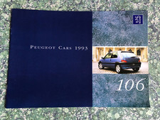 Peugeot Cars 106 Car Brochure XN XR XT XRD XT1.4i XSi 1.4i  January 1993  2564G
