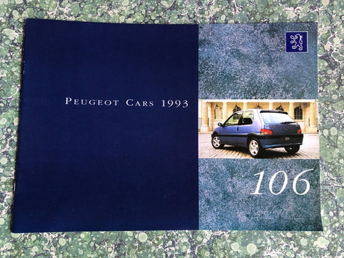 Peugeot cars 106 car brochure - peugeot,