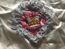 HMS Ganges vintage silk table