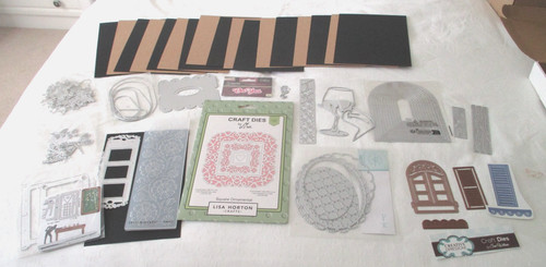 Craft clearout mixed dies lot - craft,