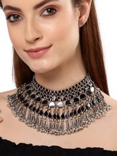 Afghan kuchi necklace choker - afghan,