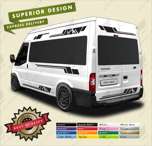 Mountain stripe stickers for - stickers,