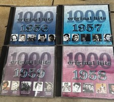1000 Original Hits CDS. Various Artists. 1956/1957/1958/1959